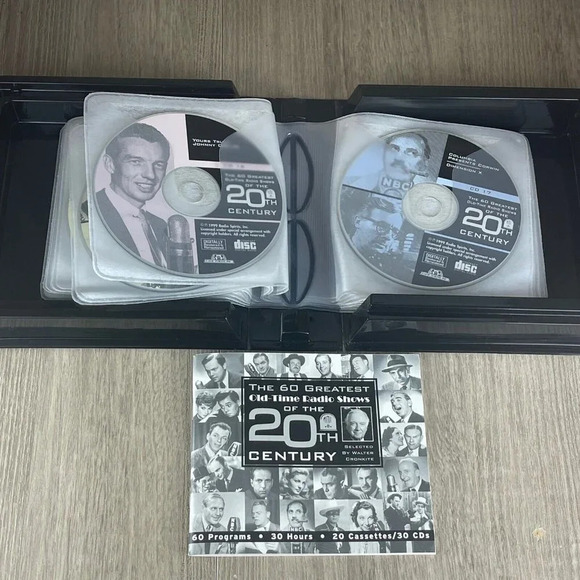 60 Greatest Old-Time Radio Shows Of The 20TH Century Walter Cronkite Audio CD - Picture 5 of 8